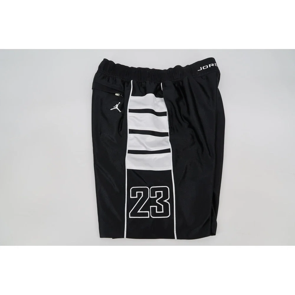 Jordan Cat Scratch Basketball Shorts Mens Medium Black White Jumpman HQ1208 NEW
